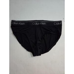Calvin Klein Men's Logo Waistband Black Brief Underwear Size Medium
